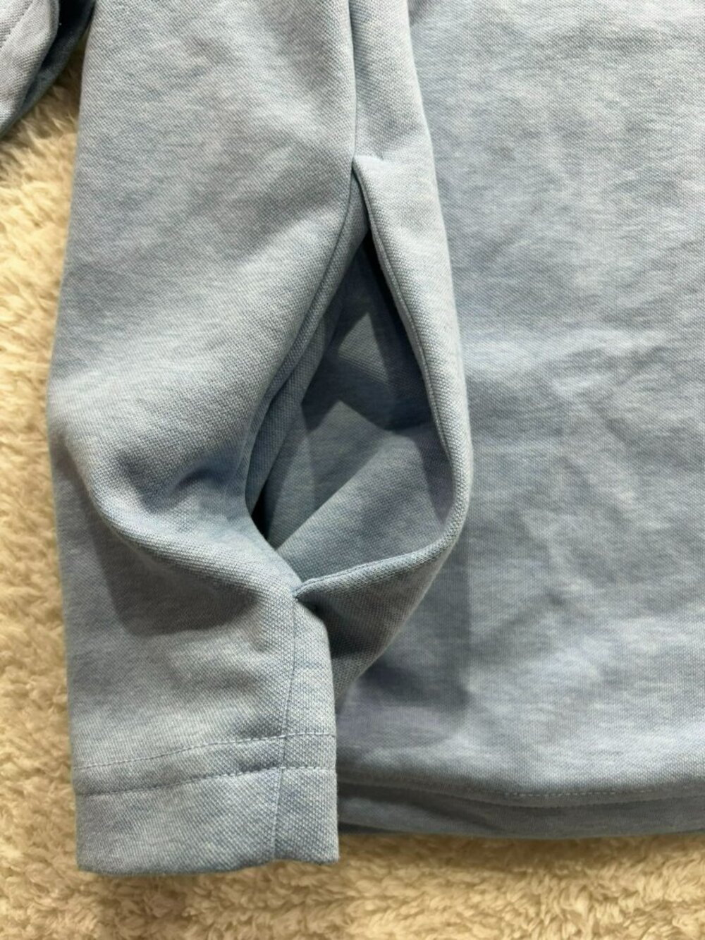 TravisMathew Mens Blue Quarter-Zip Pullover XXL Lightweight Casual Top w/Pocket - Picture 5 of 5